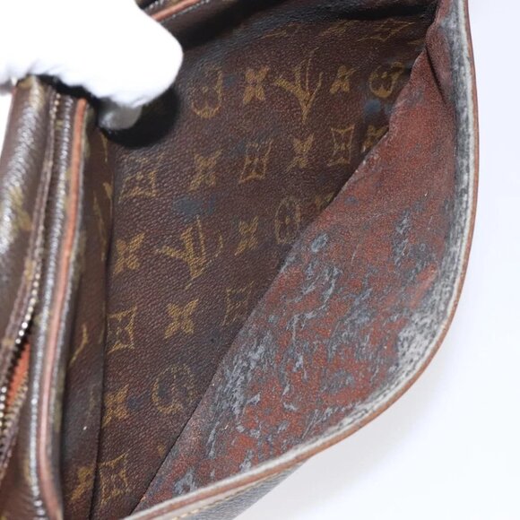 LOUIS VUITTON Monogram Compiegne 28 Clutch Bag M51845 LV Auth - Picture 3 of 15